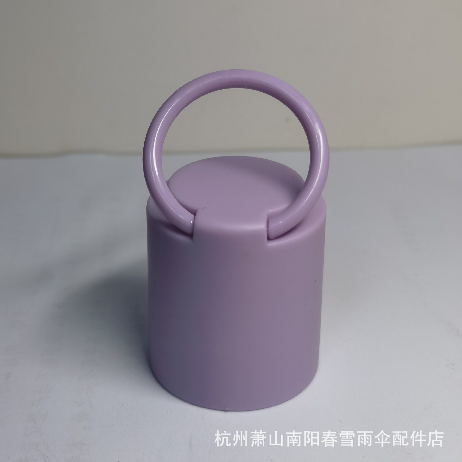 Large Umbrella Handle Spring Snow Umbrella Plastic Accessories Wholesale Pull Ring Umbrella Head Handle Universal for Both Sunny and Rainy Use