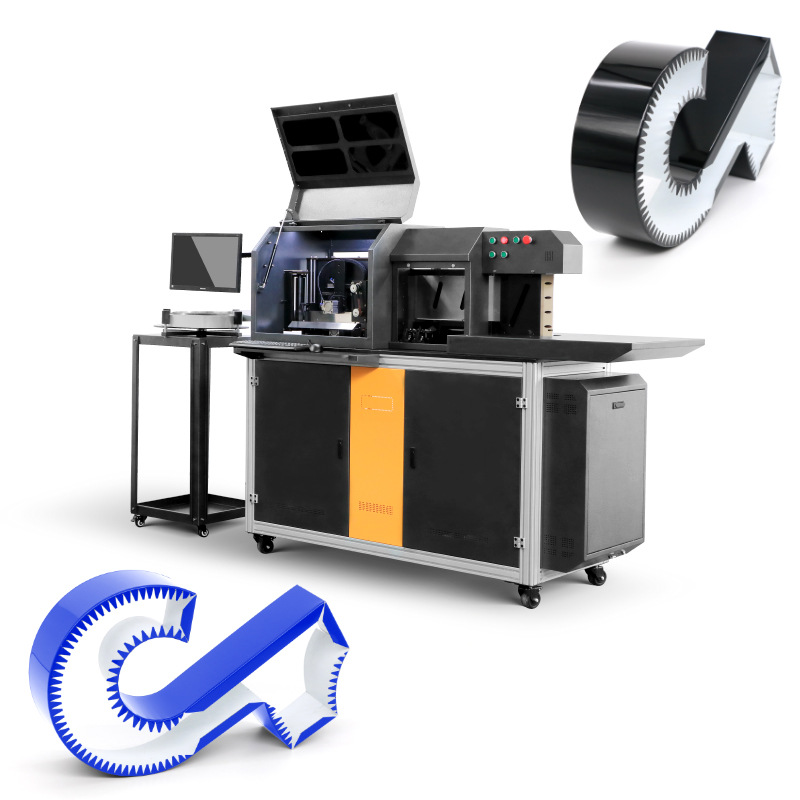 Full-automatic sawtooth word-writing machine cutting tooth word-writing machine word-writing machine working speed fast export version