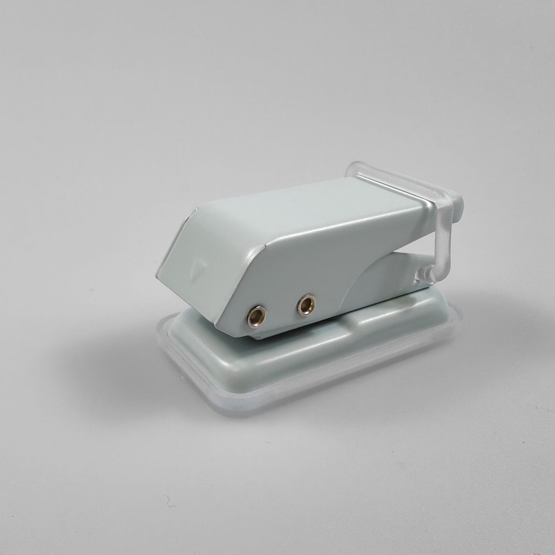 Macaron color metal mini single hole ring dry puncher cute student stationery office loose leaf puncher