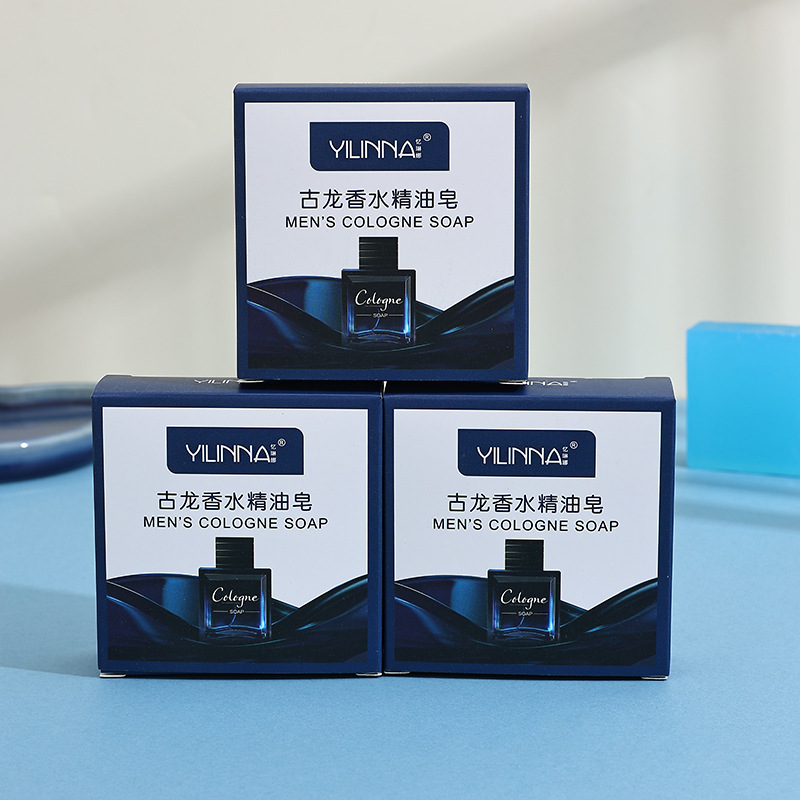 [Yilina] cologne essential oil soap handmade soap cleans and moistens 80G 100G
