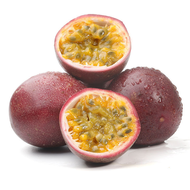 Purple Passion Fruit 5kg Whole Box of Purple-Skinned Fresh Fruit 2.5kg Free Shipping 3 Guangxi Yunnan White Passion Fruit Passionflower
