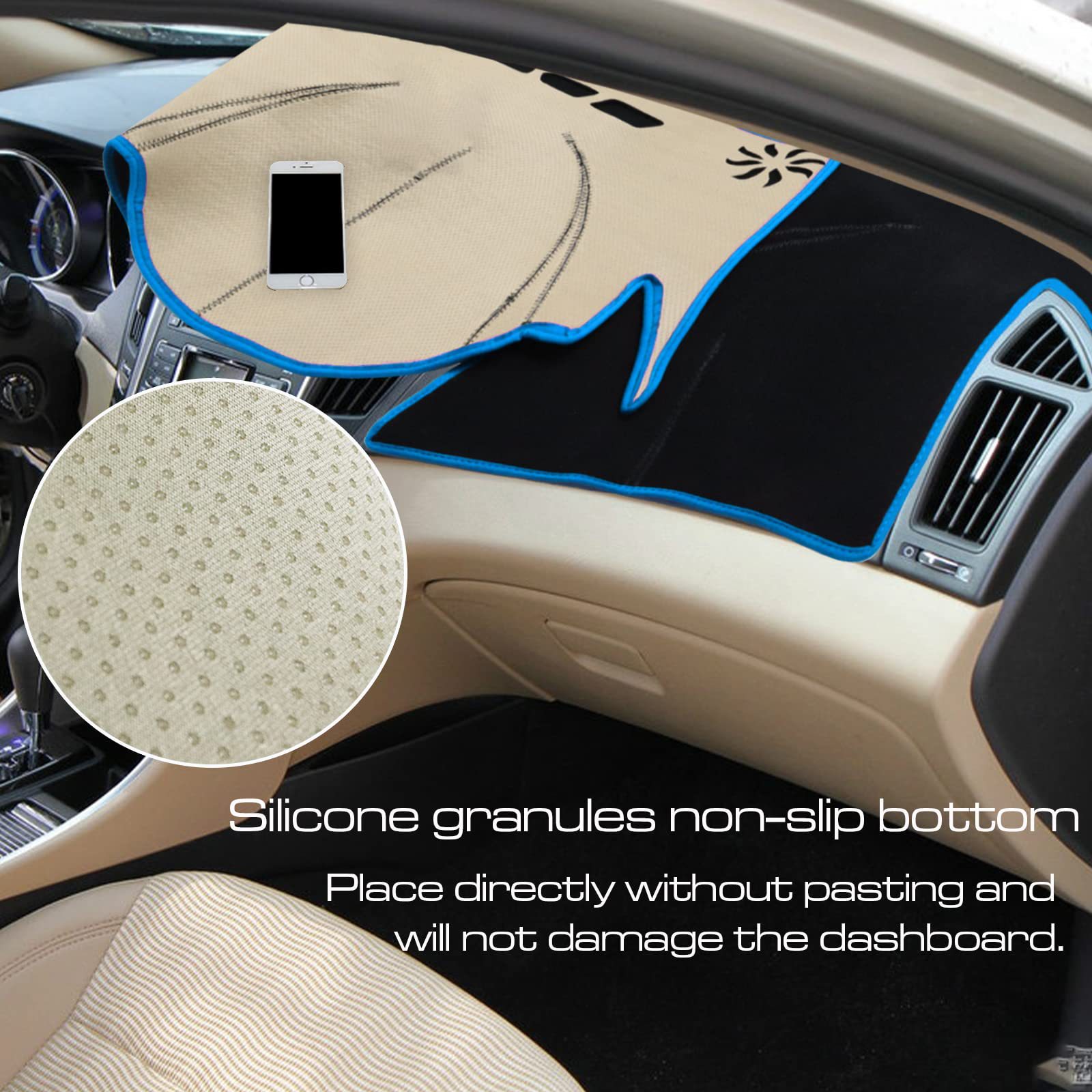 Cross-border application of Mazda 3Bk 2003- 2009 car central control dashboard cover car dashboard light-proof pad