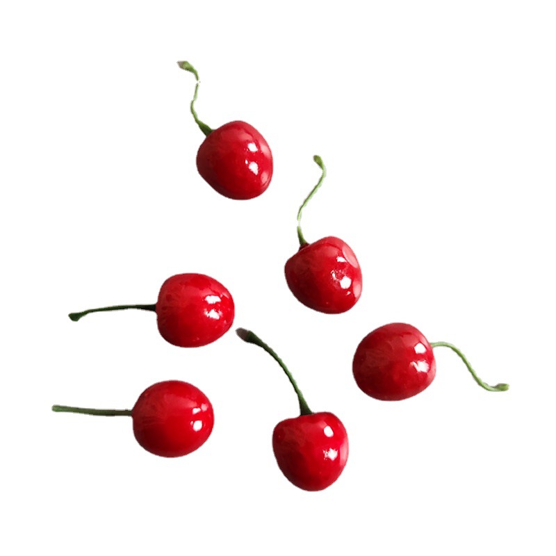 Simulated Fruit Cherry Cherry Ornaments Home Decoration Vegetable Set Fake Fruit Props Decorative Accessories