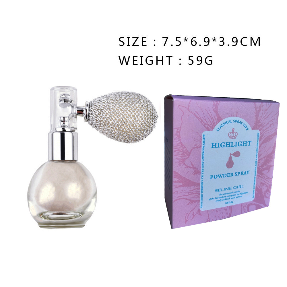 Cross-border Sailinger Foreign Trade Brightening Powder Spray Body Bronze High Glow Powder Body Bronze Spray Glitter Powder