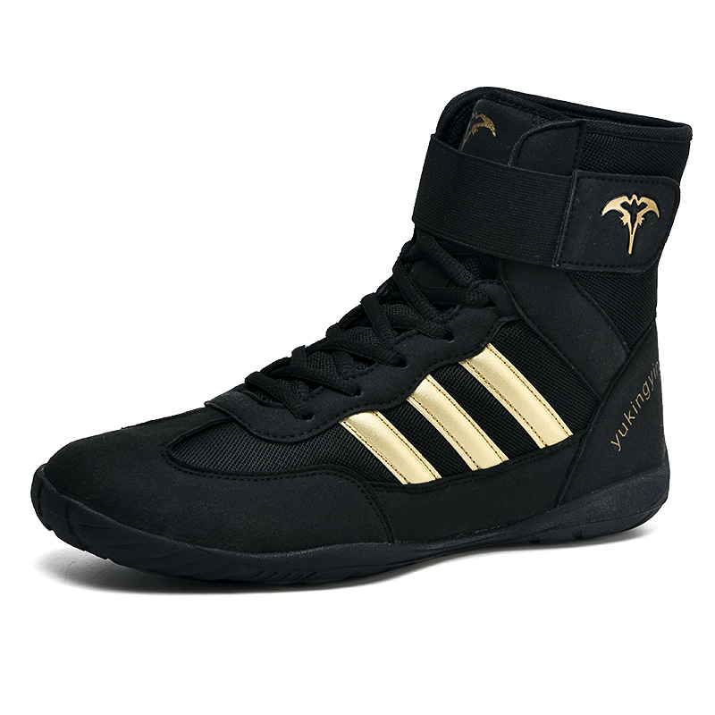 Боксерские ботинки высокие для мужчин, женщин и детей, профессиональные для борьбы и тренировок