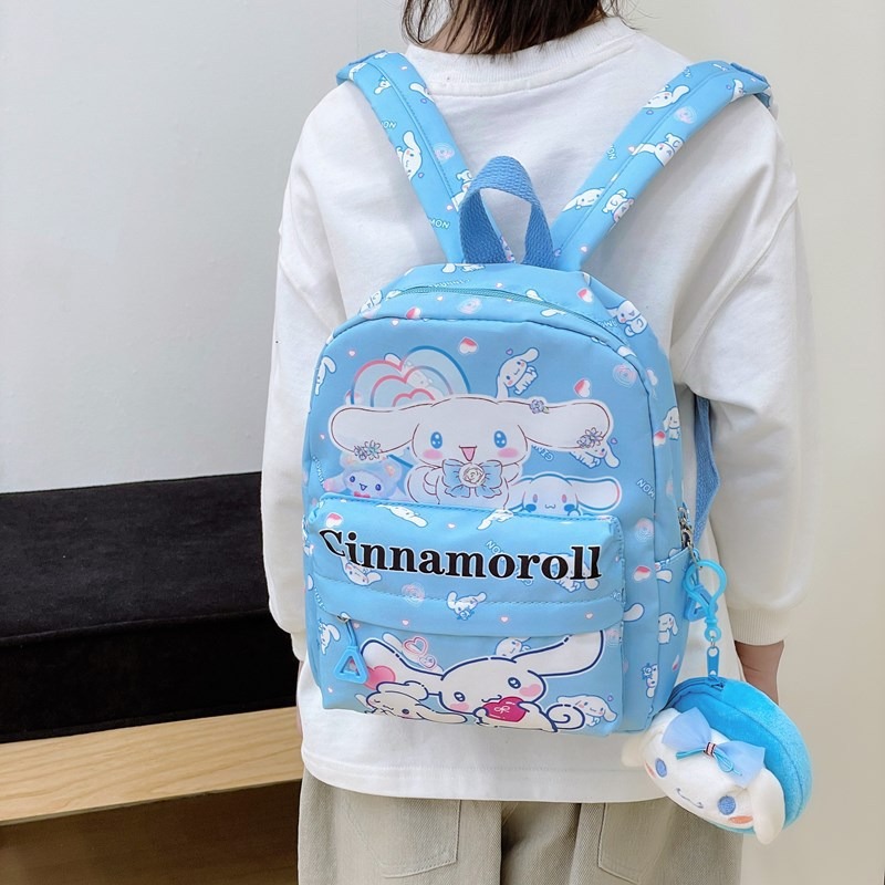 Japanese-Style Cute Lightweight Kindergarten Backpack Nylon Cartoon Ins Style Children's Backpack Boys and Girls Coin Purse Backpack