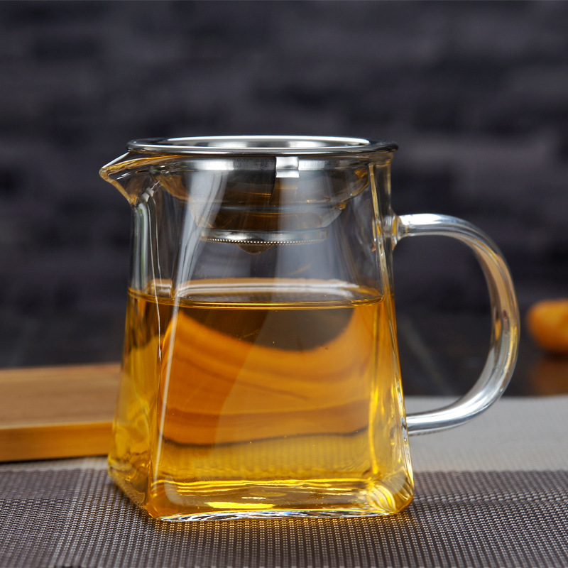 High borosilicate heat-resistant transparent glass fair cup tea glass tea sea tea ceremony accessories tea water separation fair cup