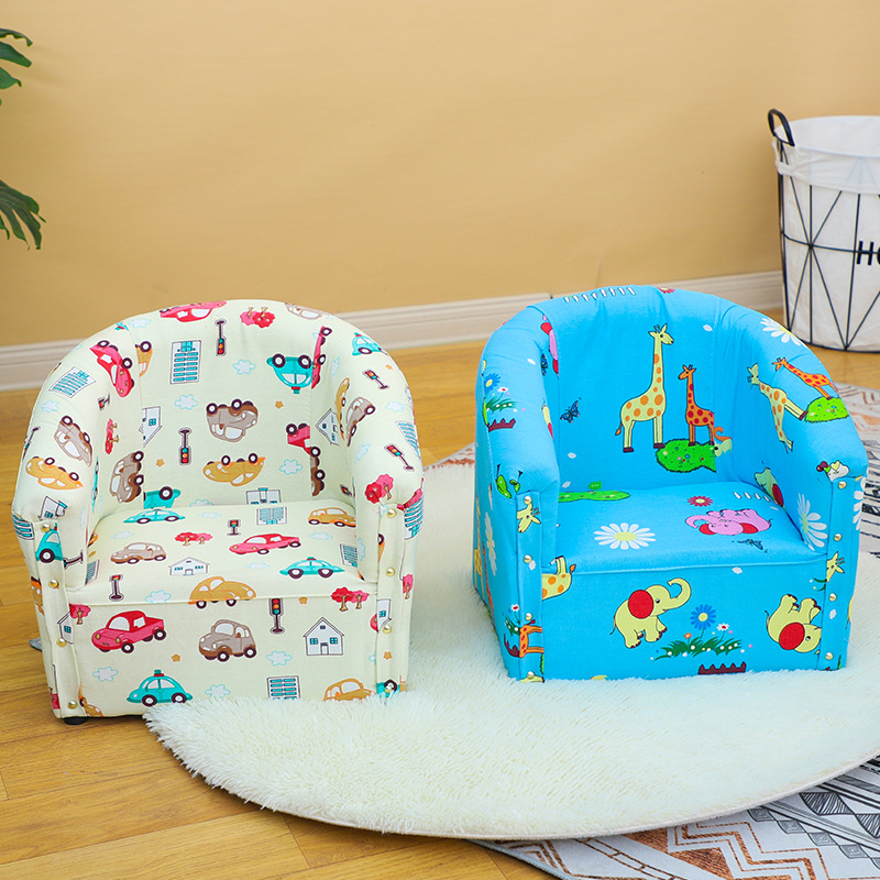 Cartoon Children's Sofa Chair Bear Sofa Baby Reading Corner Cute Kindergarten Boys and Girls Lazy Small Sofa