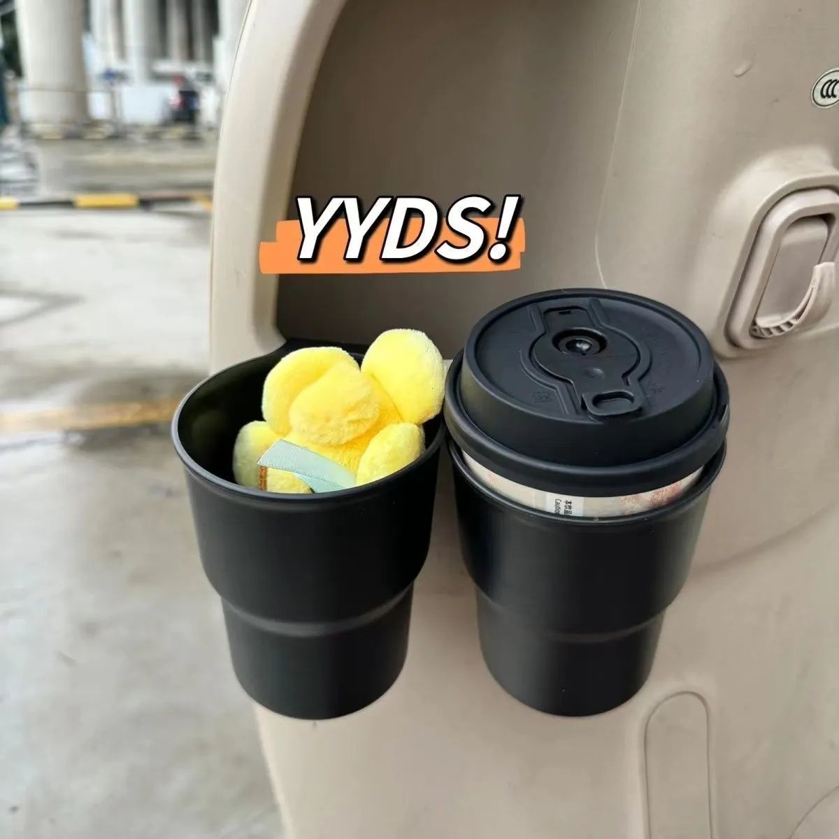 Electric Vehicle Water Cup Holder Car Multifunctional Storage Portable Water Cup Holder Hanging Storage Universal Cup Holder Hanging Cup Holder