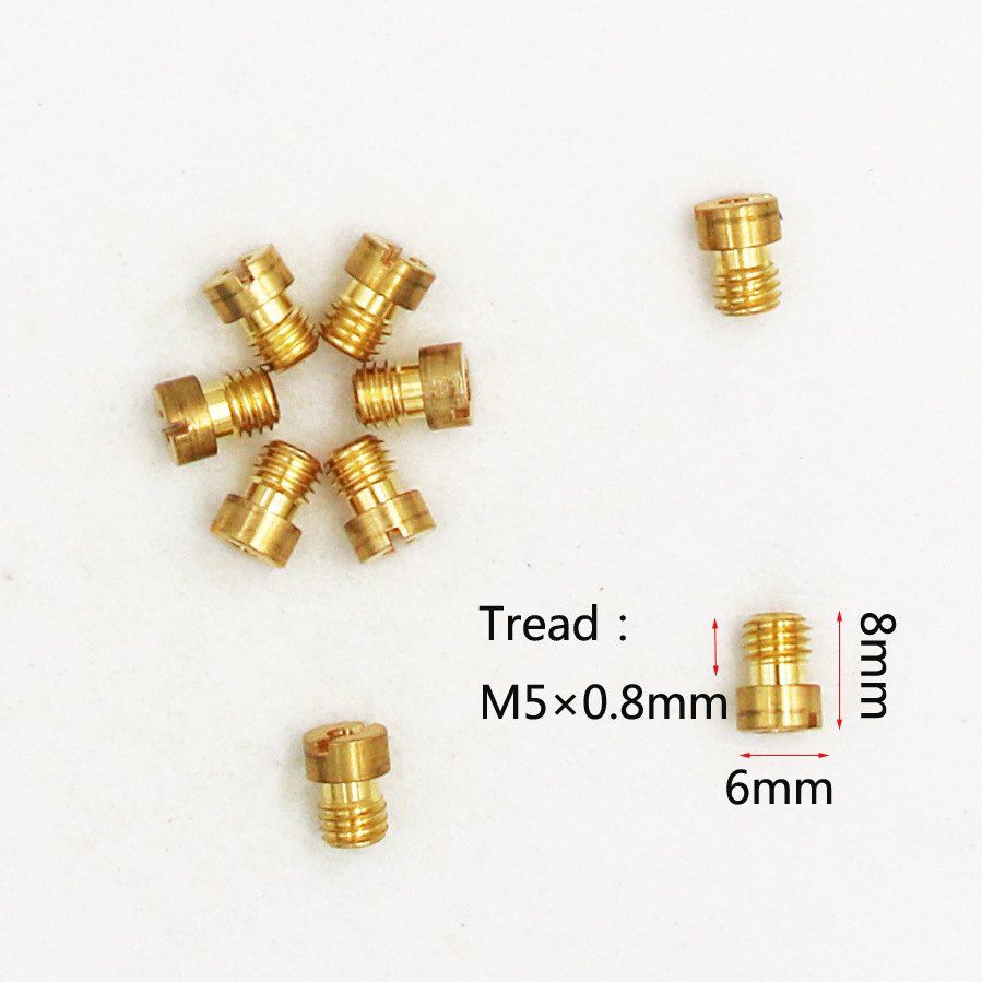 Hot selling scooter hanging bucket PE24/26/27/30 haomai CG-125 Nibi carburetor main measuring hole nozzle