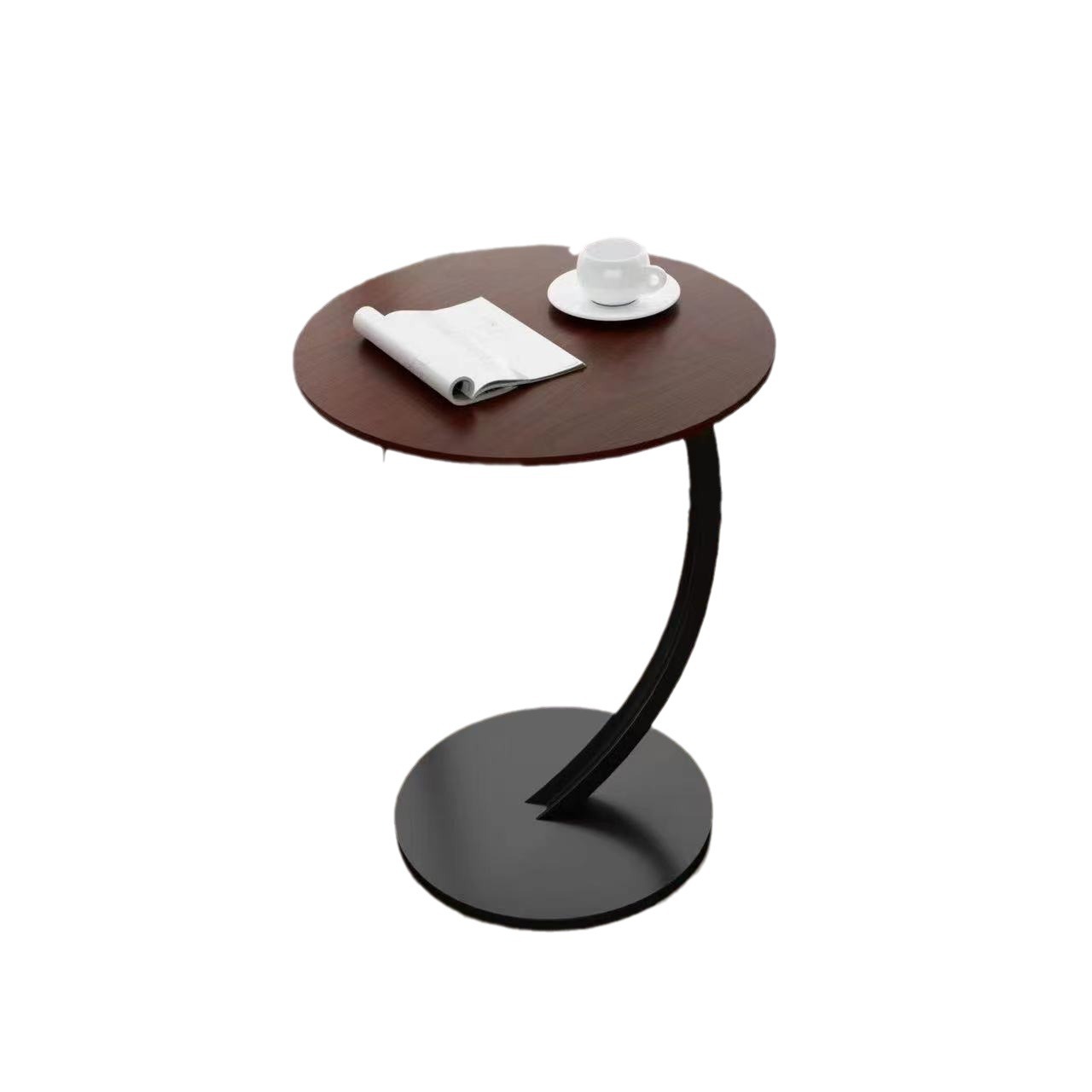 Round Small Coffee Table Living Room Sofa Side Table Bedroom Bedside Table Bedside Table Internet Popular Small Table Movable Coffee Table