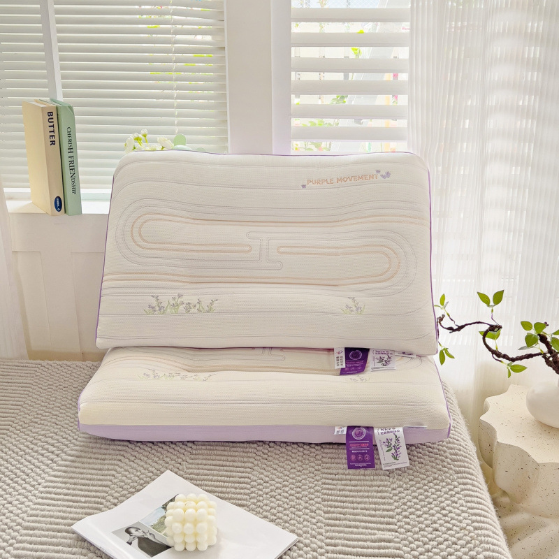Sheersman Pillow Core Factory Store 2025 New Lavender Ergonomic Neck Pillow Multifunctional Cotton Pillow Core