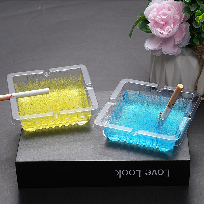 Disposable Large Ashtray for Smoke Extinguishing and Sand, Creative Home Hotel Special Car-Mounted High-End Portable Anti-Smoke Ash