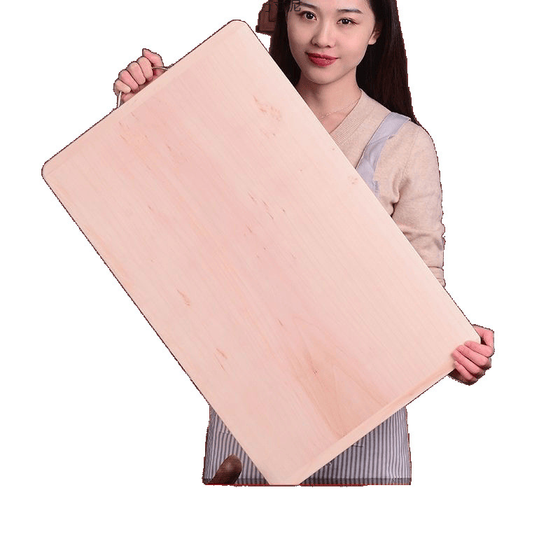 Willow Panel Cutting Board Household and Panel Kitchen Rolling Dough Kneading Cutting Board Chopping Board Solid Wood Extra Large