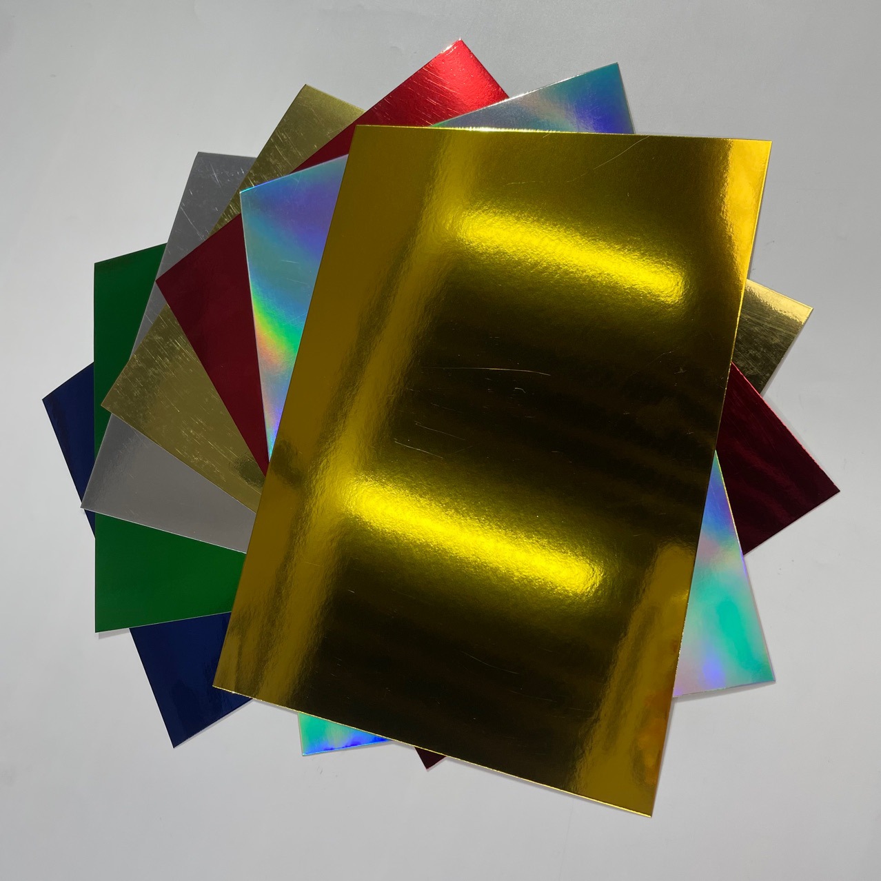 250g A4 color metal laser hand origami printing paper copy paper children's kindergarten hand DIY paper