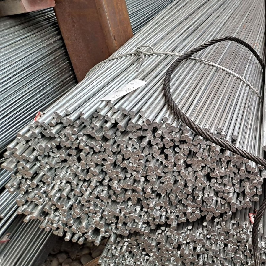 Hot-Dip Galvanized Round Steel, Electro-Galvanized Round Bar, Cold-Dip Galvanized Steel Rod, Lightning Rod, Anti-Rust, National Standard, Chengdu Spot