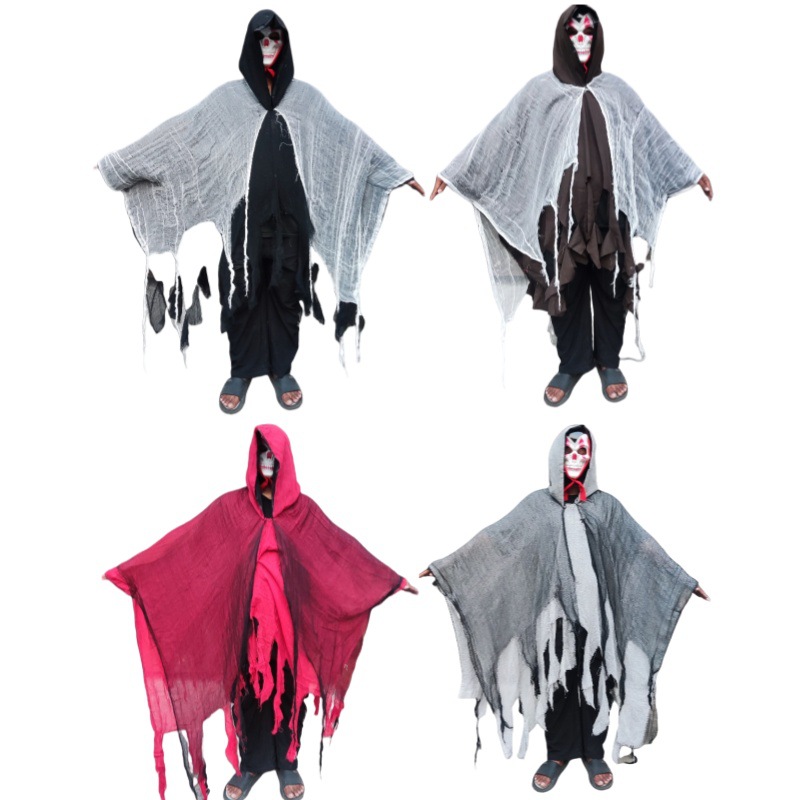 Плащ для Хэллоуина, костюм зомби для взрослых, реквизит для ужасов