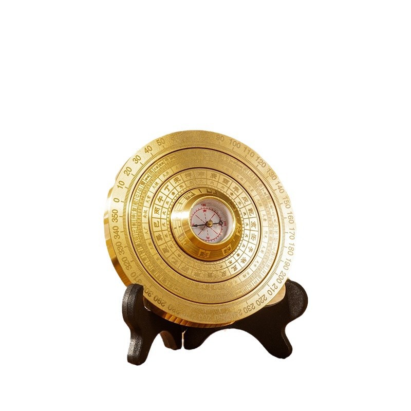 Factory direct supply multi-layer rotating compass brass crafts carry gossip feng shui traditional compass ornaments