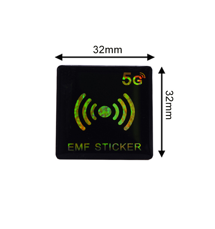 Japanese anti-radiation stickers mobile phone anti-radiation stickers drop glue laser layer computer mobile phone anti-radiation stickers