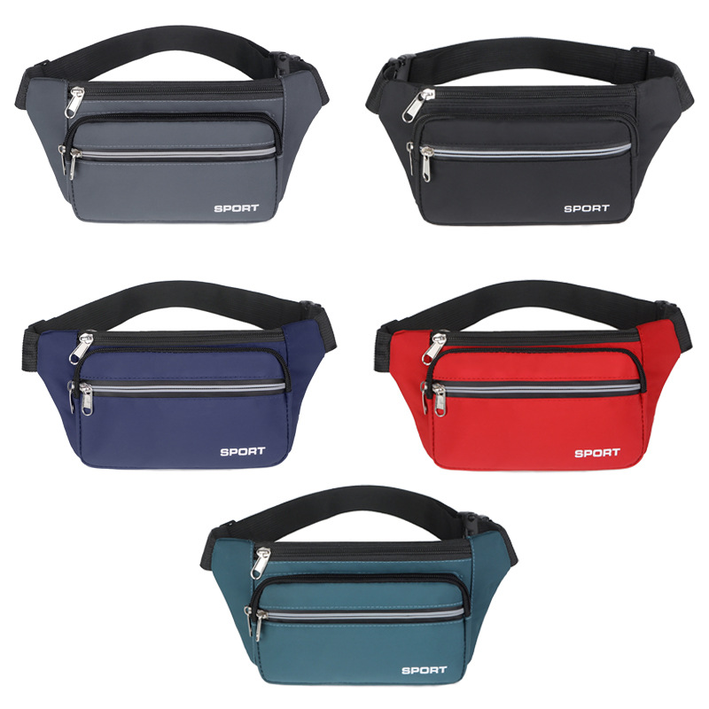 Waist Bag Wholesale Cross-border New Construction Site Work Mobile Phone Bag Large Capacity Outdoor Sports Mountaineering Riding Running Waist Bag