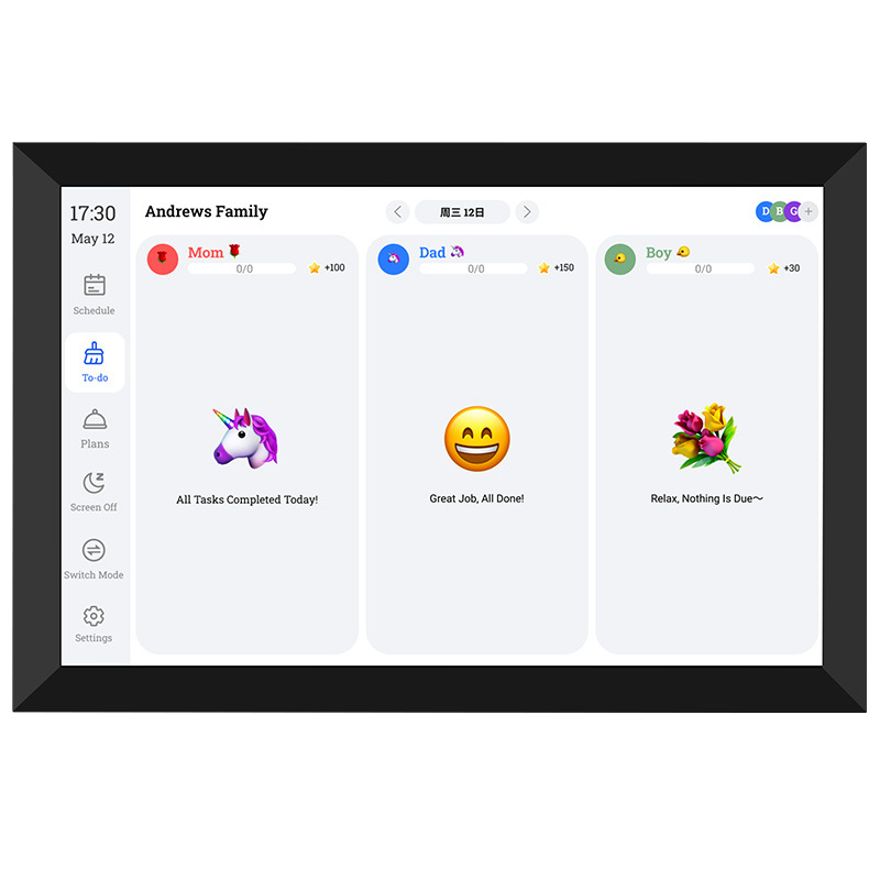 New 10.1 inch Calendar Cloud Photo Frame Digital Photo Frame Video Player Gift Photo Frame Smart Calendar Photo Frame