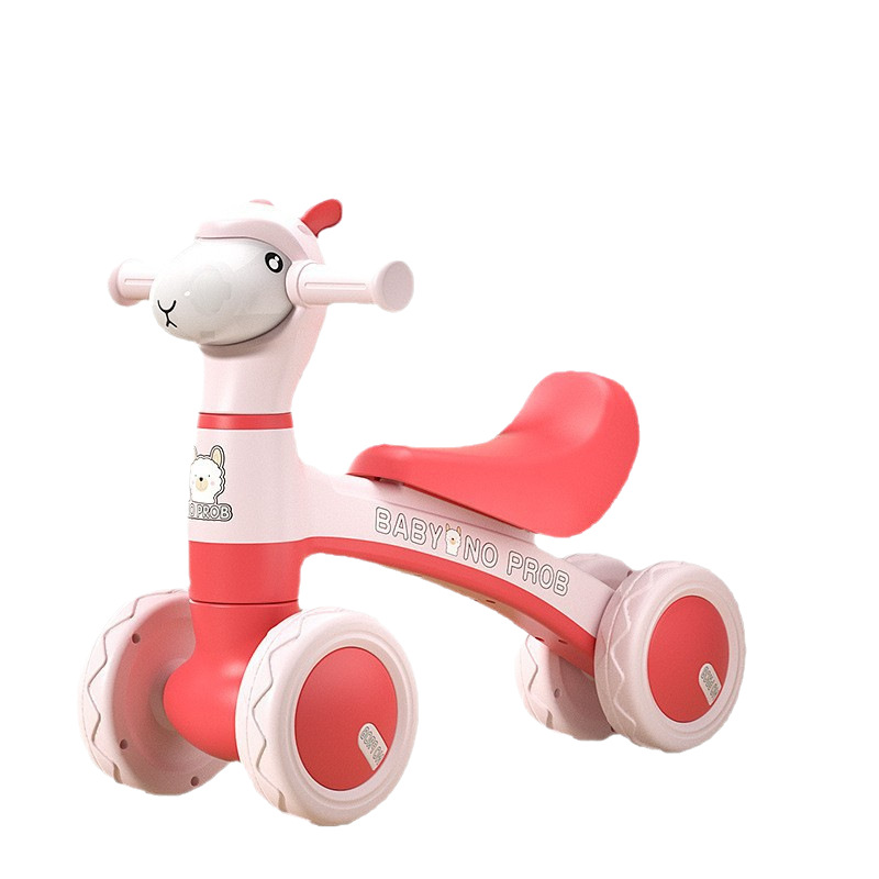 Children's Balance Car Without Pedals 1-3 Years Old Baby Scooter Kids Scooter Baby Toddler Scooter Four Wheels