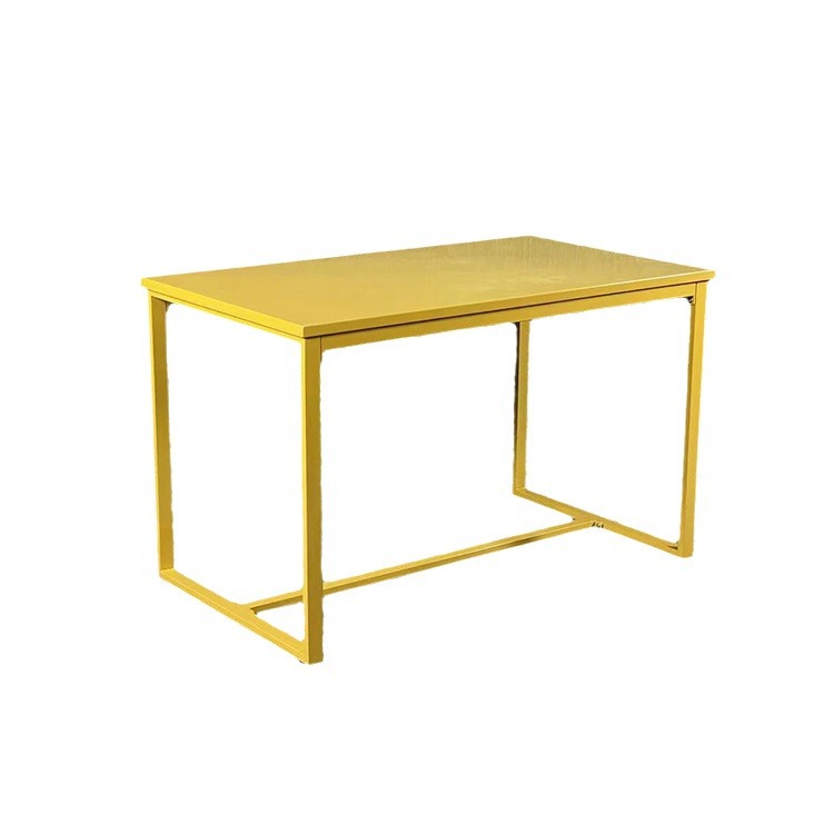 Dining Iron Table, Outdoor Iron Table, Simple European and American Style Iron Table, Industrial Style Restaurant Iron Table