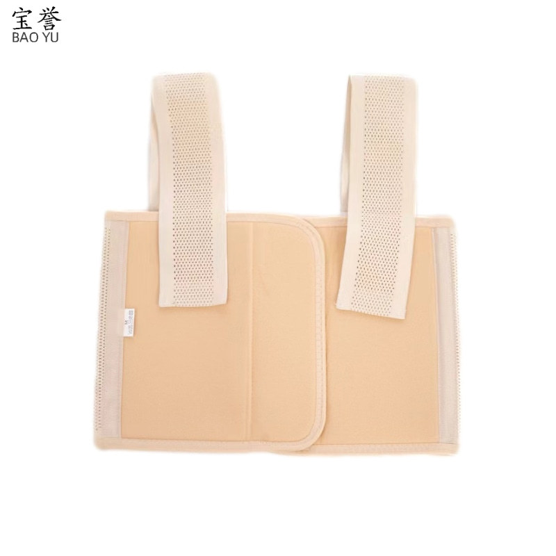 Chest circumference fixed with breast pressure bandage chest compression fixed with postoperative cardiothoracic rib injury fixed chest protection