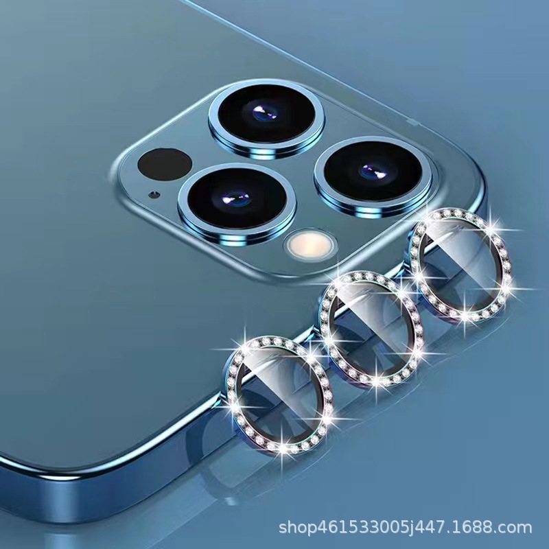 Suitable for Iphone16E Rhinestone Lens Film Dot Diamond Eagle Eye Apple 17 Promax Camera Diamond Protective Sticker