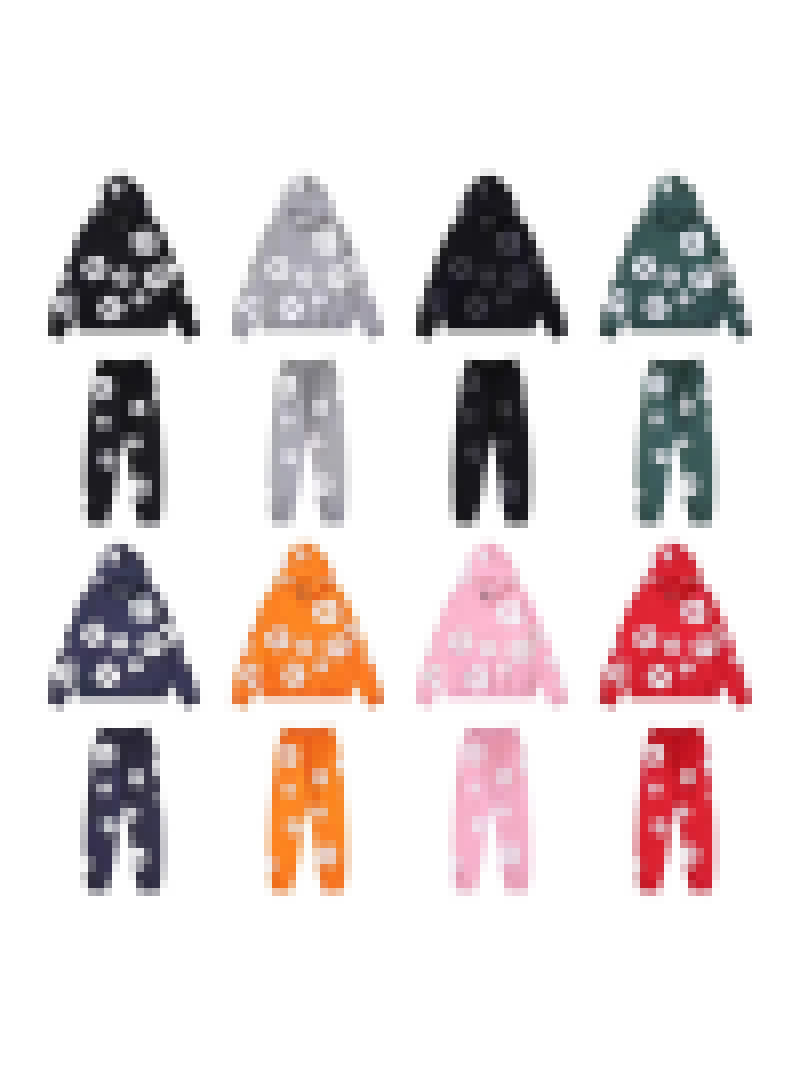 2024 European and American Fashion Brand Foam Printed Loose Sweater Y2K Hip Hop Street Wear Men's and Women's Pullover Casual Top