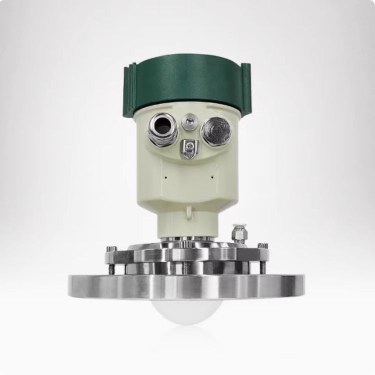 Уровнемер радиолокации Hongyi 80g, интеллектуальный универсальный для сточных вод, порошковый силос, цементный миксер