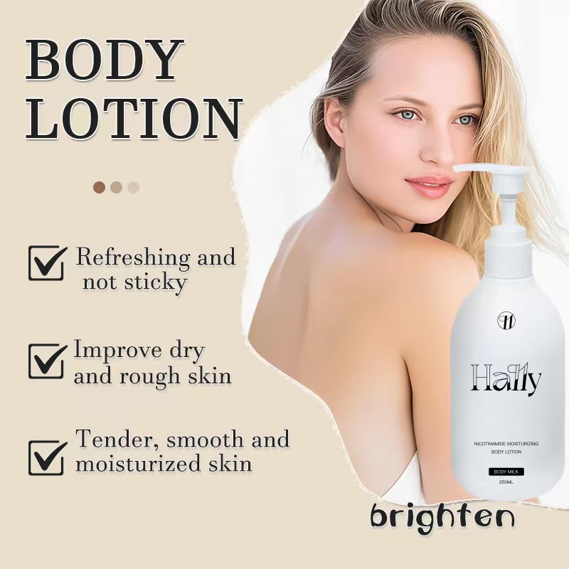 Hally Body Lotion Nicotinamide Moisturizing Moisturizing Improves Roughness and Fades Southeast Asia