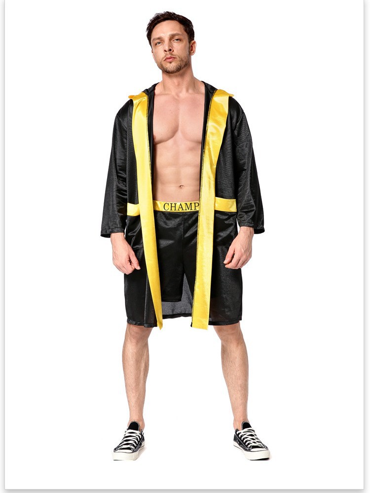 New Hooded Adult Men's and Women's Boxing Uniforms, Boxing Cloaks, Sanda Cloaks, Cloaks, Stage Catwalks