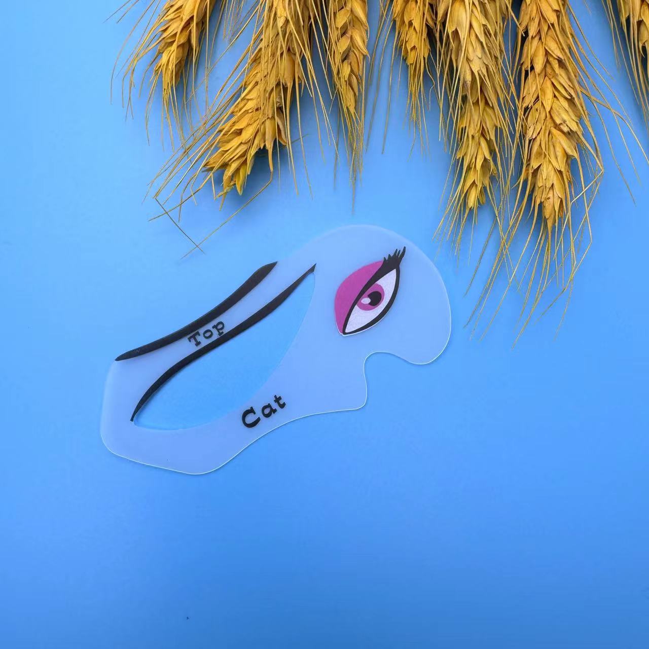 Eye shadow skin care tangible eyebrow shaping beauty makeup lazy eyebrow tool auxiliary tool in stock card eyebrow