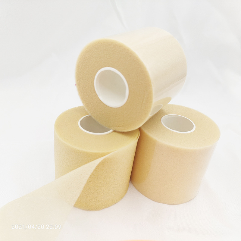 Sports skin membrane protection fixed support foot pressure combination wrist guard foot guard tooth edge adhesive tape white patch non-elastic