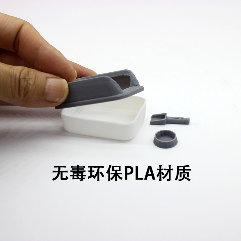 1:12 doll house accessories mini litter box miniature shovel pet supplies home furnishings props miniature model