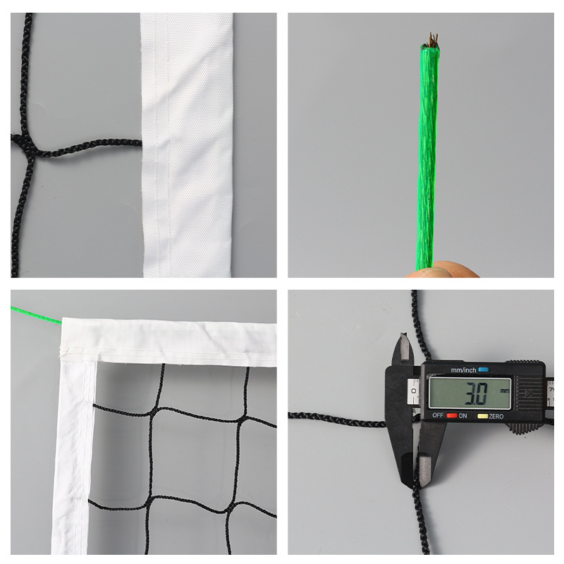 Standard volleyball net for training competition Fast folding volleyball net portable volleyball net 1 m x9.5 M suit