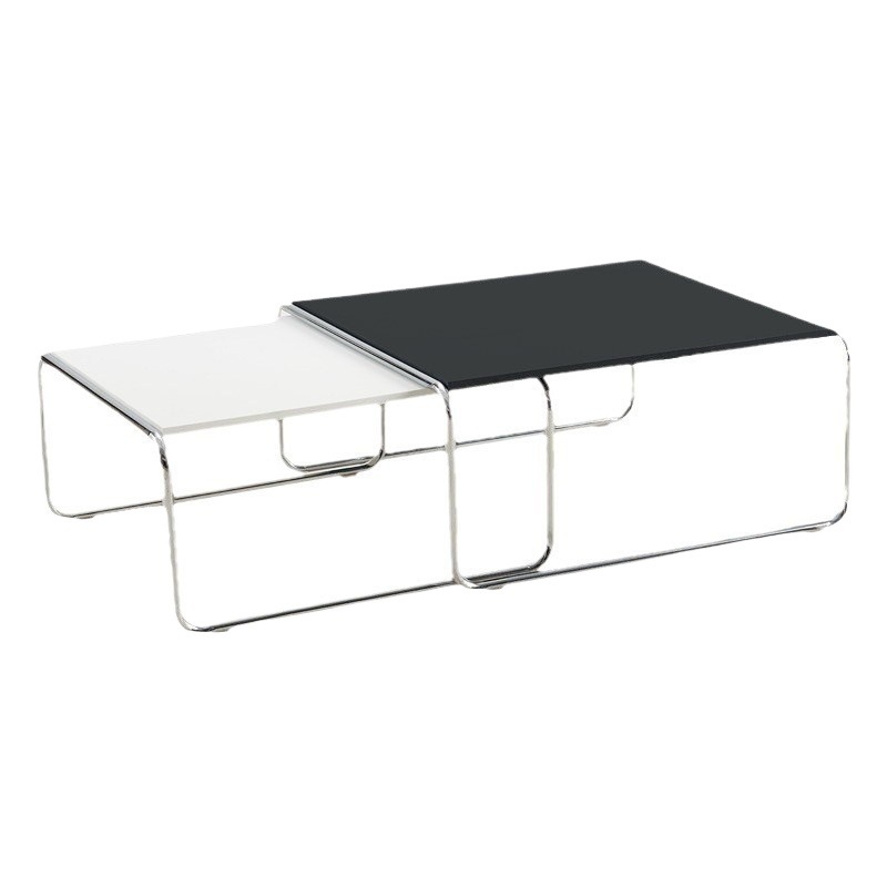 Side Table Combination Living Room Home Small Apartment Coffee Table Cream Style Rectangular Telescopic Small Tea Table Creative Medieval Set Table