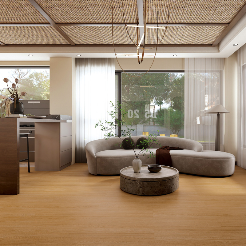 All-Ceramic Double Zero Wood Grain Tiles 200×1200 Antique Style Living Room Bedroom Non-Slip Wood Grain Tiles Imitation Wood Floor Tiles