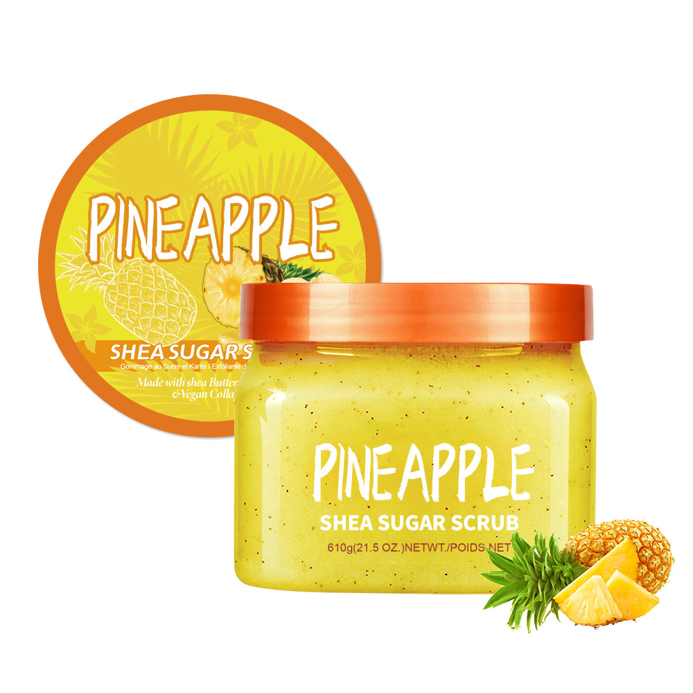 Shea Sugar Scrub Sugar Salt Scrub Softens Cuticles, Removes Dead Skin, Moisturizes, Smoothes and Mild Bath Salt