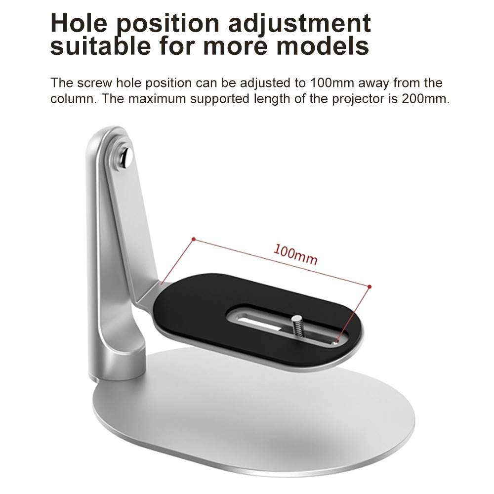 Projector bracket desktop rotating bracket pan-tilt creative bracket projector 360-degree flip bracket