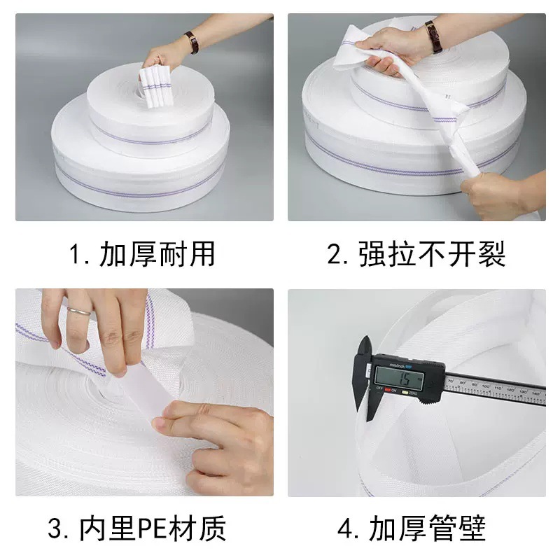 1 Inch 2inch 3inch Agricultural Irrigation Water Belt Watering Hose Canvas Braided High Pressure Explosion-Proof Wear-Resistant Water Pipe