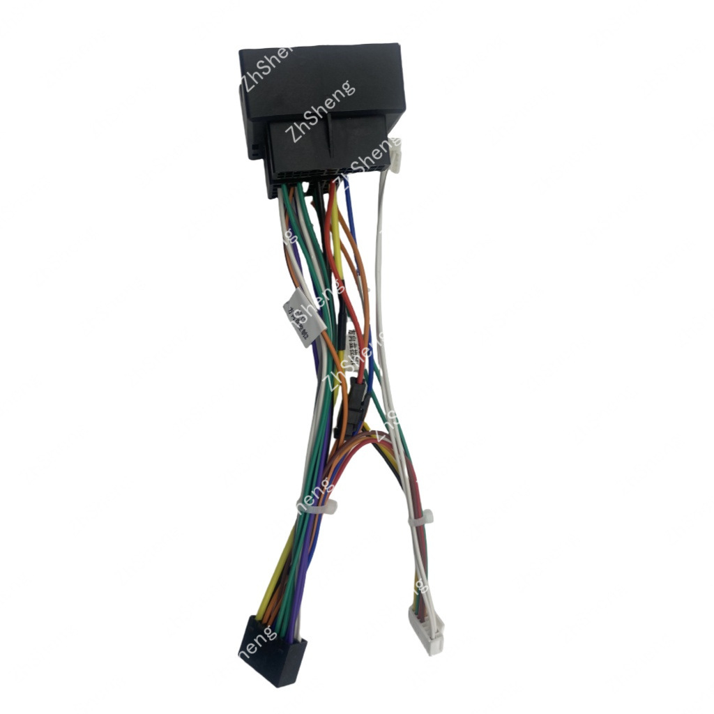 Applicable to Volkswagen VW Skoda big head height with Android radio navigation host power cord 16P modified line
