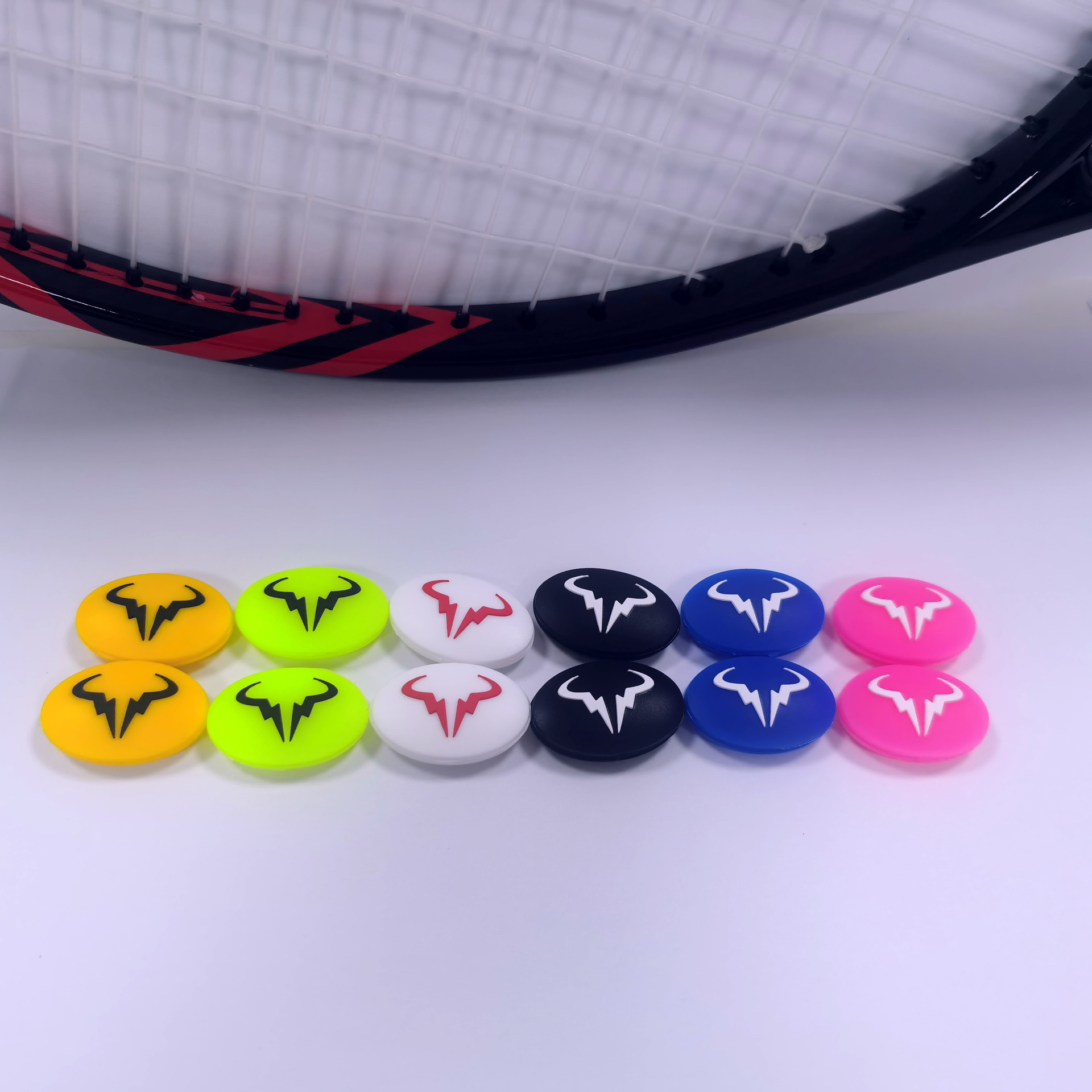 Xiaode silicone tennis racket shock absorber ATP shock absorber Wimbledon French net damper Tai Chi shock absorber embedded