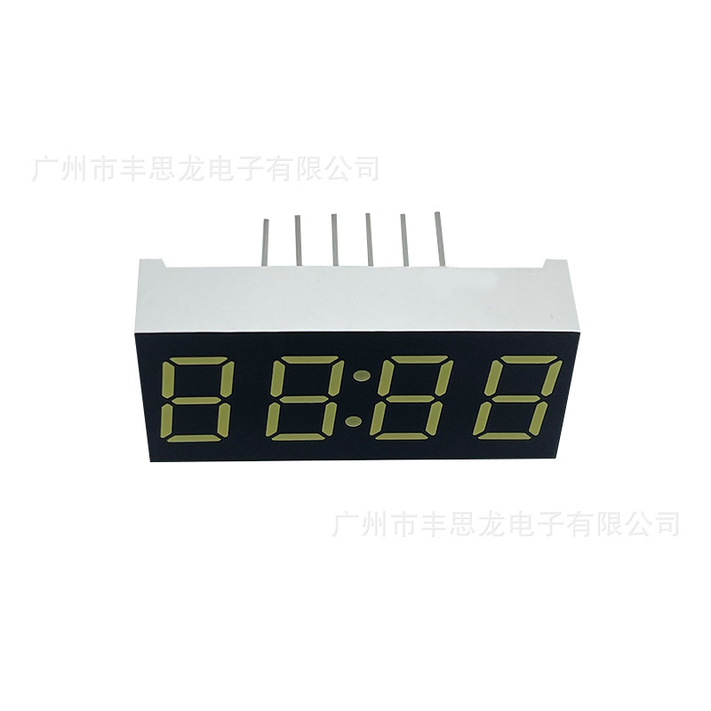 Spot Direct Sales 0.36inch Four-Position Digital Tube with Clock 3462 White Light Red Light High Brightness Led Digital Tube