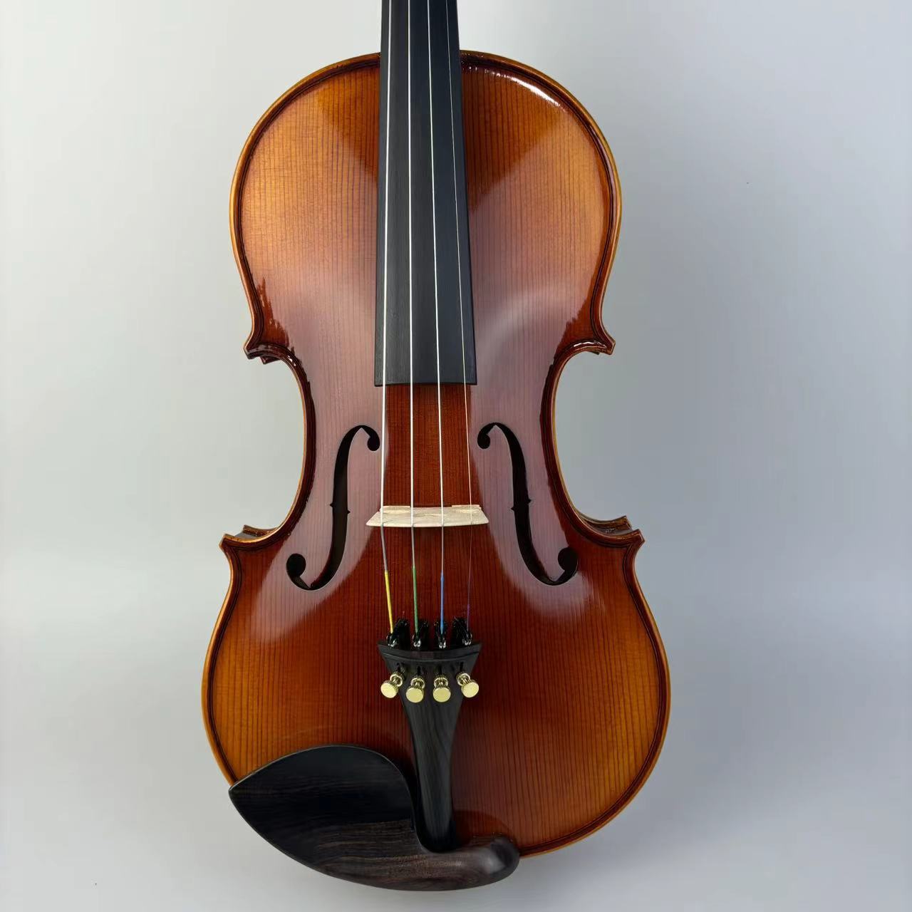 Прямая продажа от производителя, ручная работа, скрипка с тигровым узором, задняя панель, пиано с тигровым узором, массив дерева