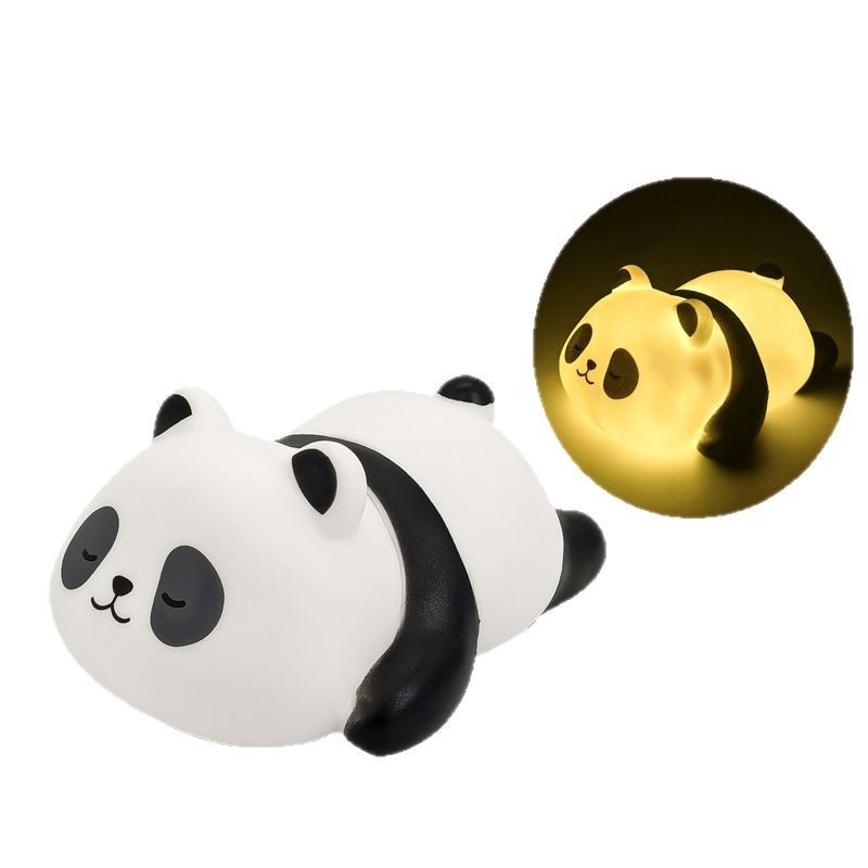 Vinyl Cartoon Animal Luminous Bedside Decoration Bedroom Night Light Cute Red Panda Night Market Cross-Border Gift Wholesale