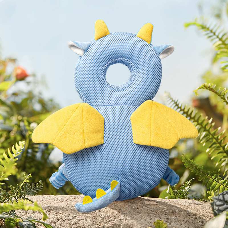 Tortoise Baby Headrest Spring and Autumn Breathable Plush Headrest Anti-fall Baby Protection Pad toddler Cap Batch
