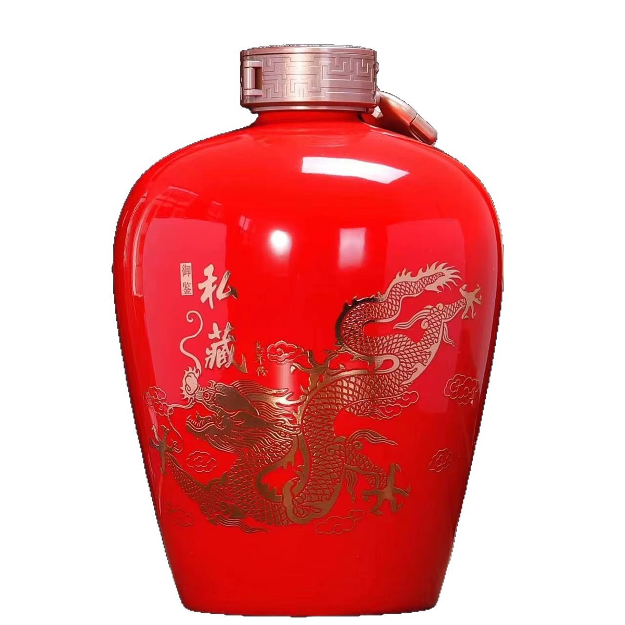 Jingdezhen Ceramic Wine Jar 3 Pounds 2.5kg Liquor Flask Sealed Wine Bottle Empty Wine Bottle Packaging Can Be Customized Free Shipping