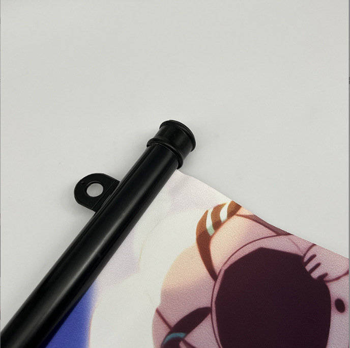 Huasu Wall Calendar Hanging Rod Advertising Poster Painting Shaft pvc Flagpole Scroll Hanging Painting Clamp Accessories Poster Rod